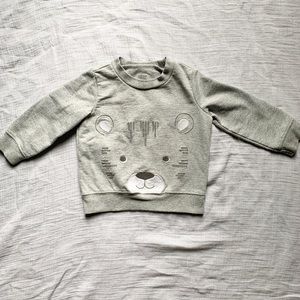 Gray tiger sweatshirt